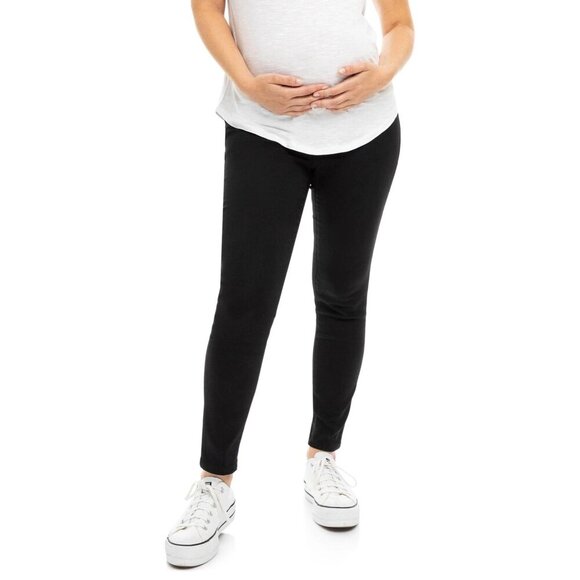 1822 Denim Black High-Waisted Skinny Maternity Women's Jeans Size 10/30 - Picture 1 of 9